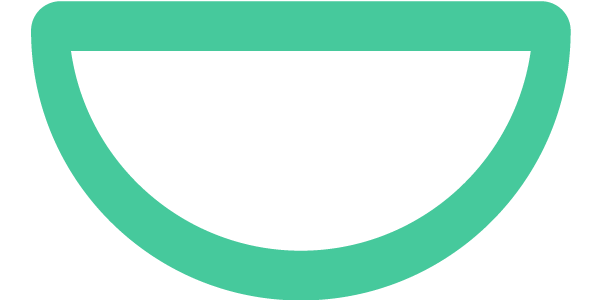 medio curculo naranjo